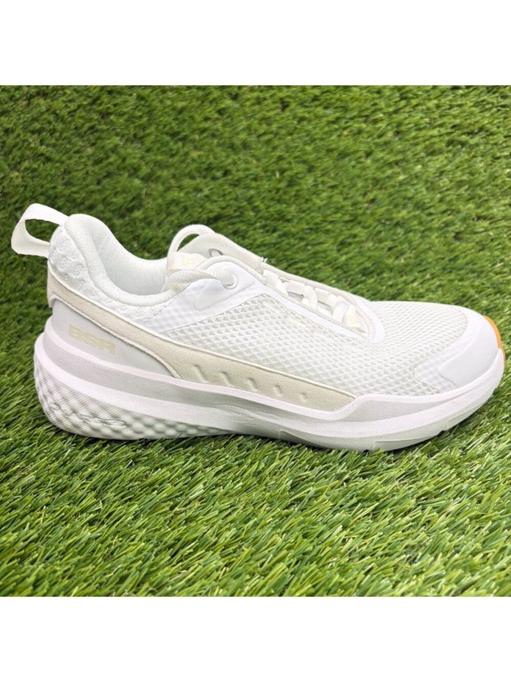 Under Armour Project Rock BSR 5 Womens Size 6 White Gum Running Shoes Sneakers